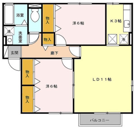 リーベンハウスの物件間取画像